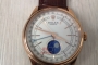 Replica Rolex Cellini Brown Leather(100304)