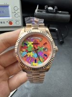 Replica Rolex Day/Date Rose Gold (100209CH)