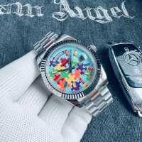 Replica Rolex Day/Date Puzzle Silver (100210CH)