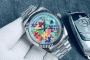 Replica Rolex Day/Date Puzzle Silver (100210CH)