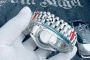 Replica Rolex Day/Date Puzzle Silver (100210CH)