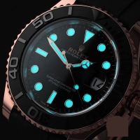 Replica Rolex Yacht-Master Black Face (100402CH)